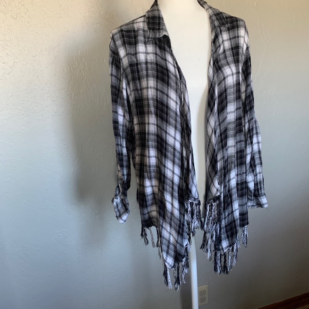 Plaid Cardigan